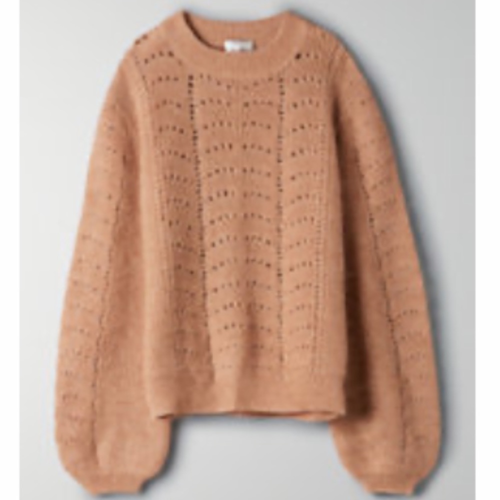 Aritzia Little Moon Gardenia Sweater